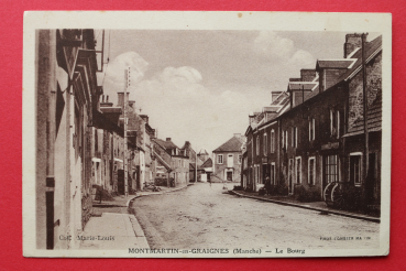 Ansichtskarte AK Montmartin en Graignes 1900-1930 Le Bourg Strassenansicht Frankreich France 50 Manche